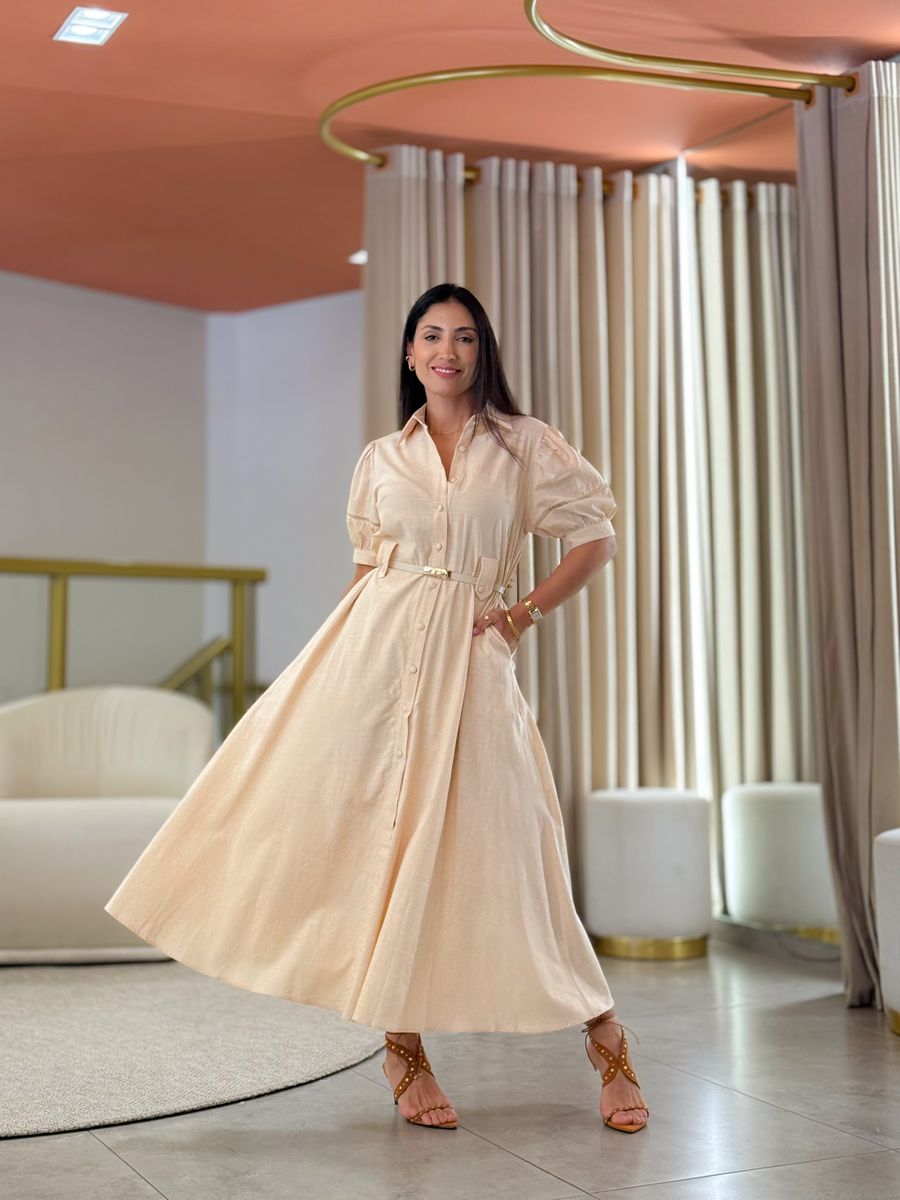 Vestido Rebeca Creme