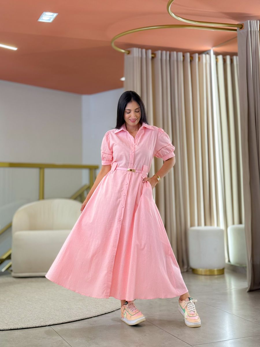 Vestido Rebeca Rosa Bebe