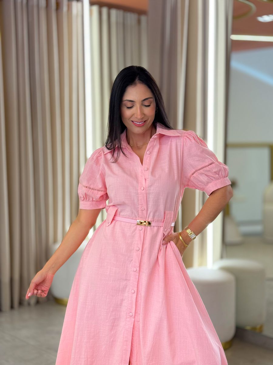Vestido Rebeca Rosa Bebe
