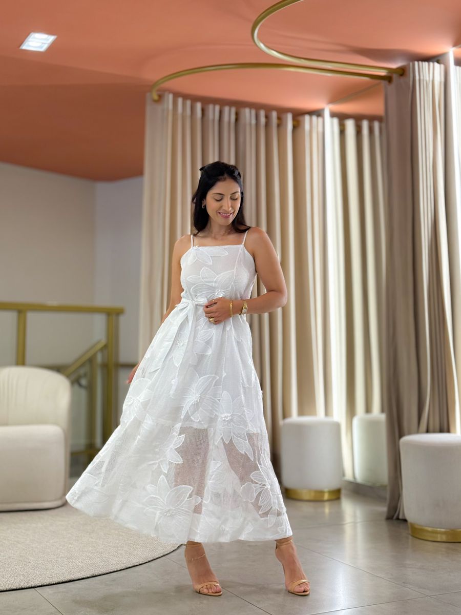 Vestido Leticia Branco