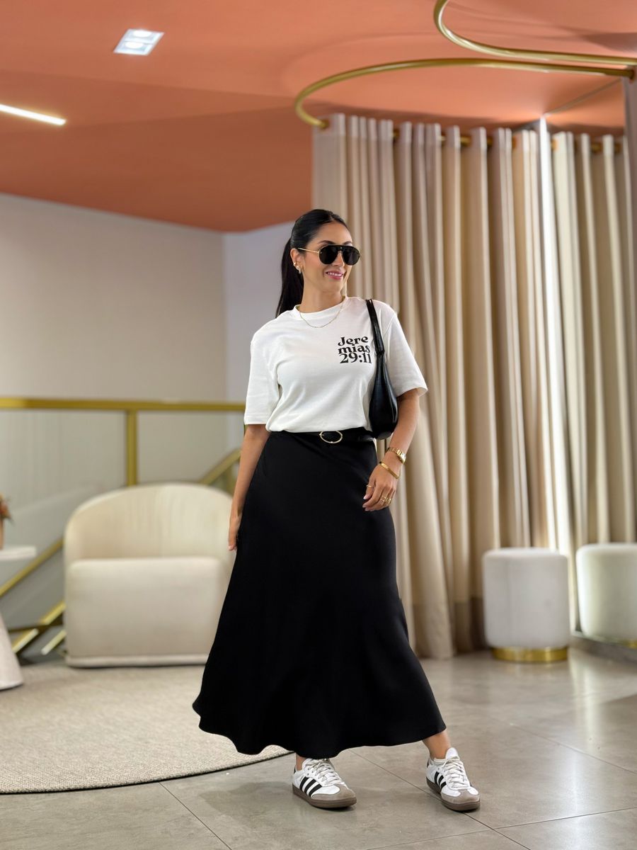 Camiseta Promessa Jeremias 29:11 Off White