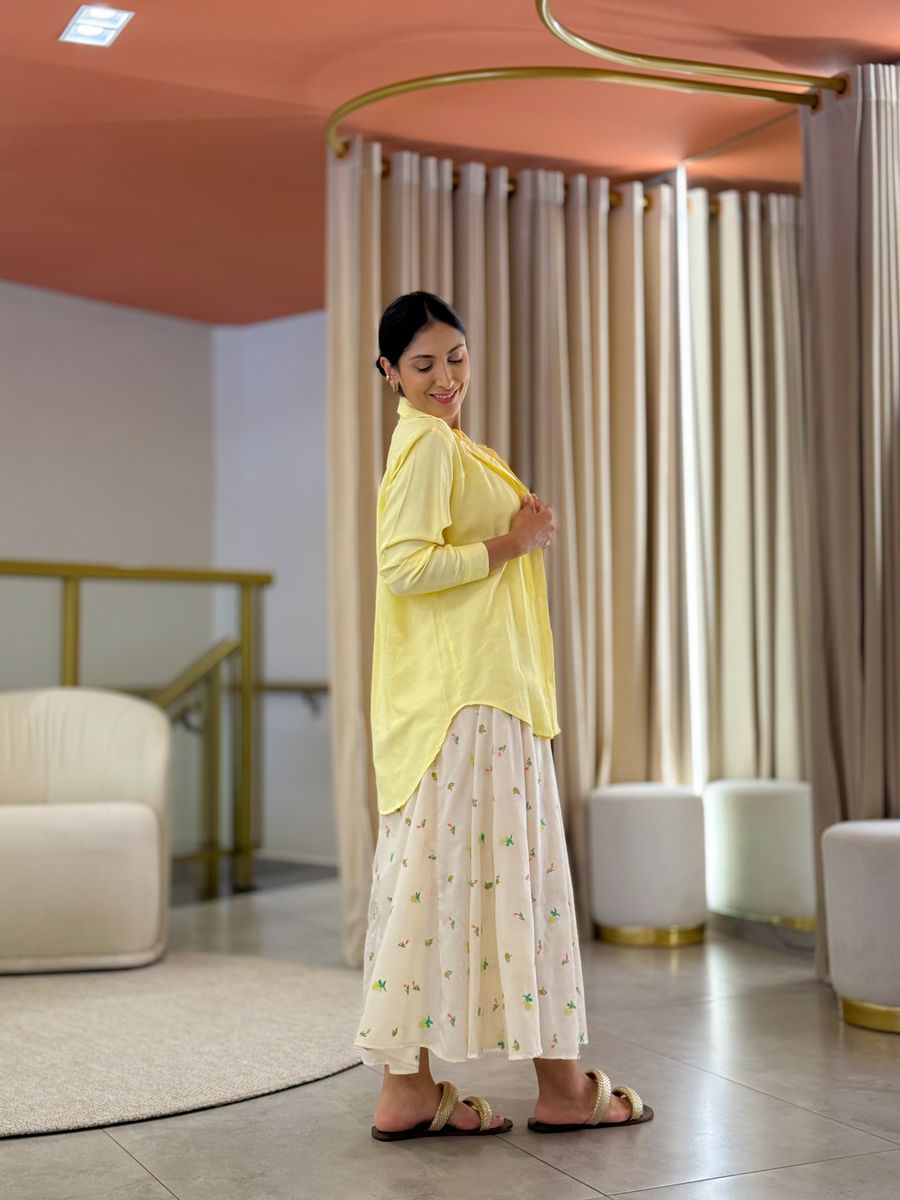 Vestido Lara Creme Floral