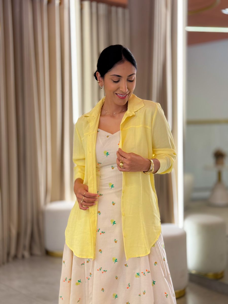 Vestido Lara Creme Floral