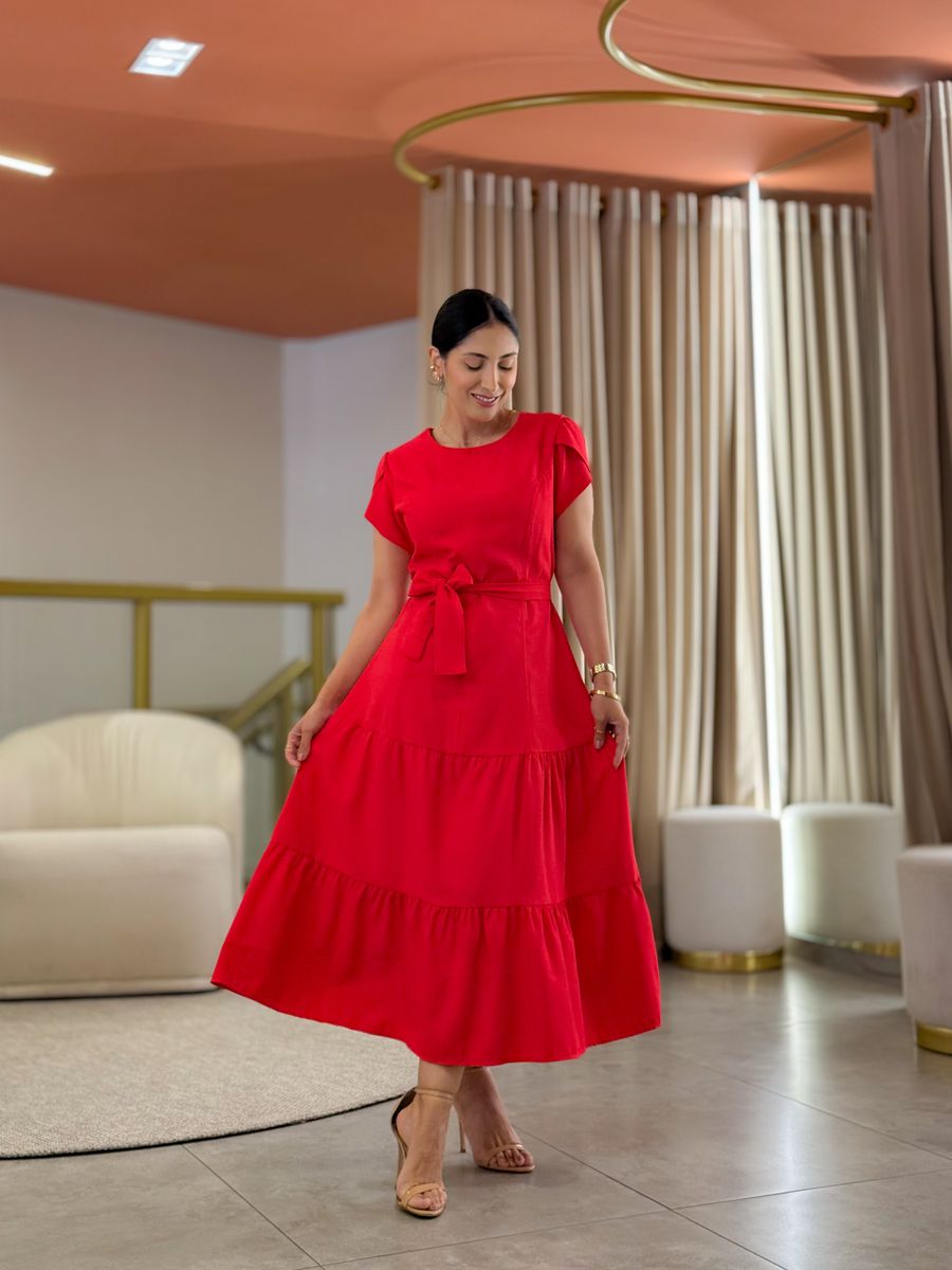 Vestido Livia Vermelho