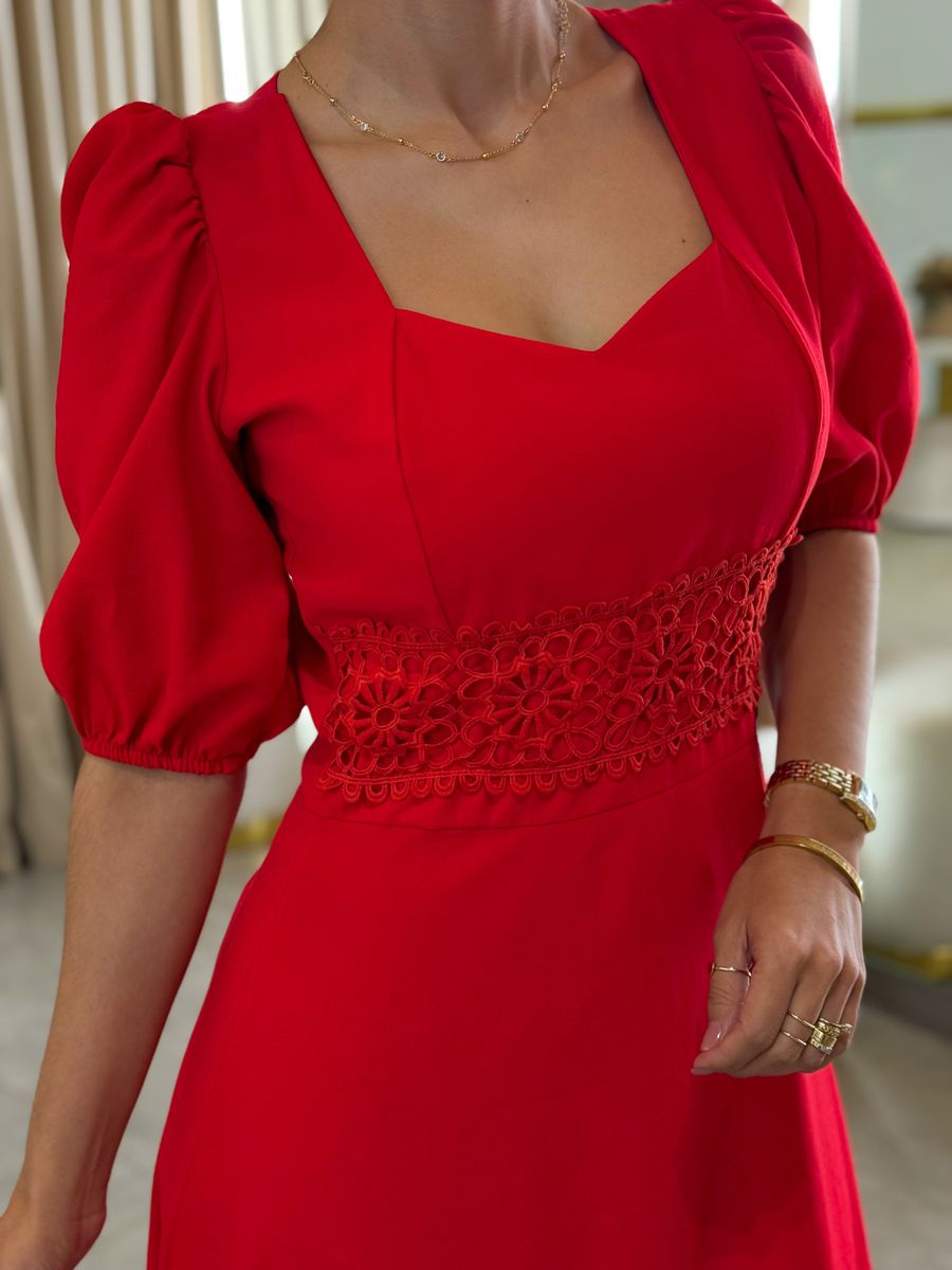 Vestido Betina Vermelho