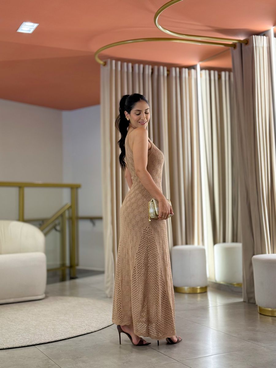 Vestido Tais Cappuccino