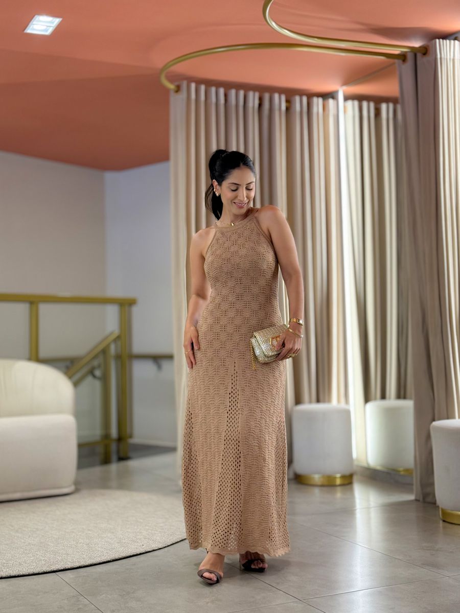 Vestido Tais Cappuccino