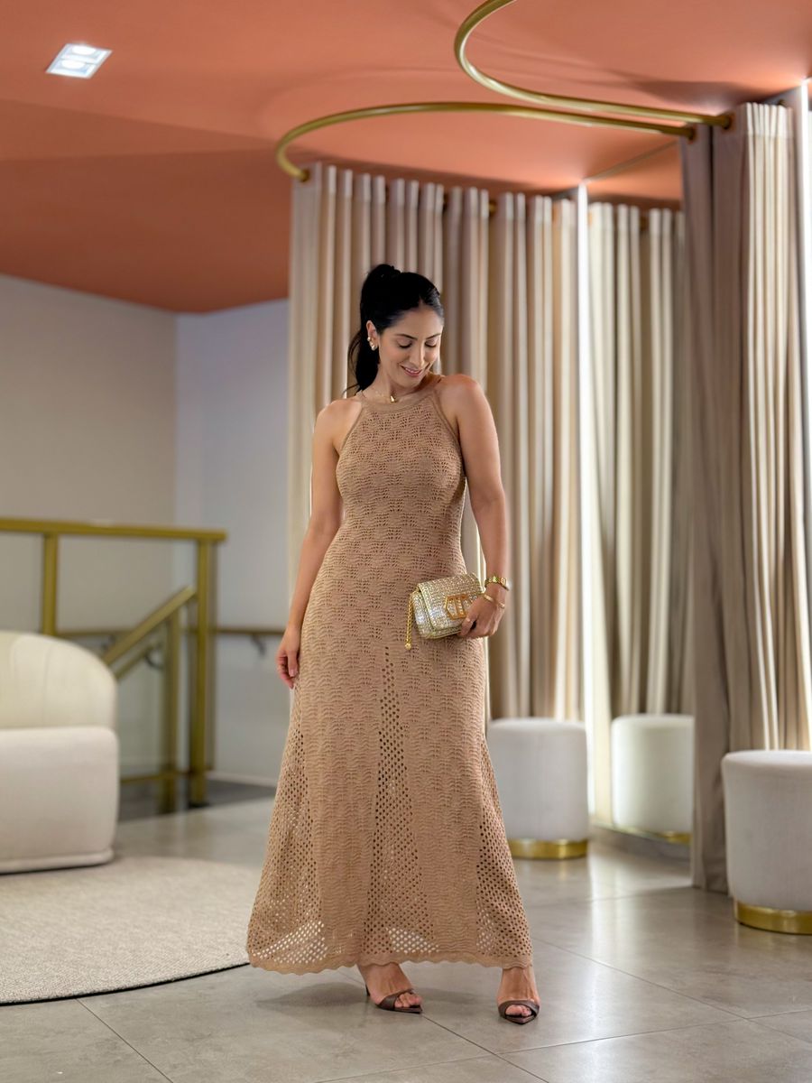 Vestido Tais Cappuccino