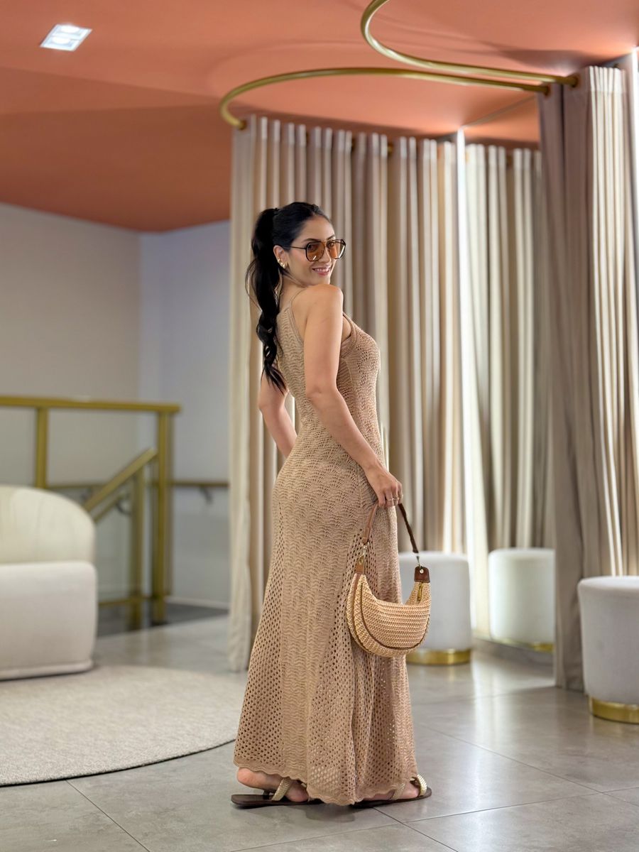 Vestido Tais Cappuccino