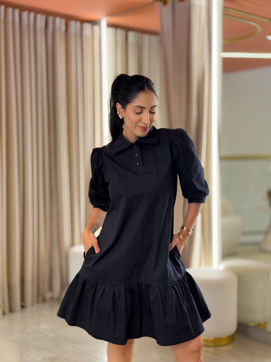 Vestido Francine Preto