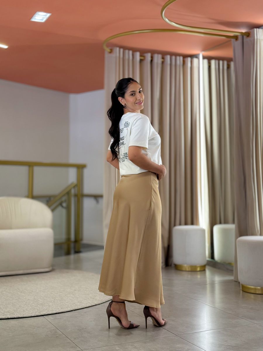 Camiseta Promessa Matheus 6:6 Off White