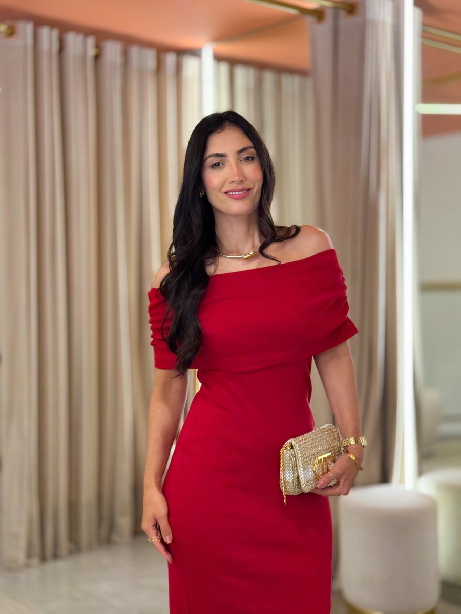 Vestido Carolina Vermelho