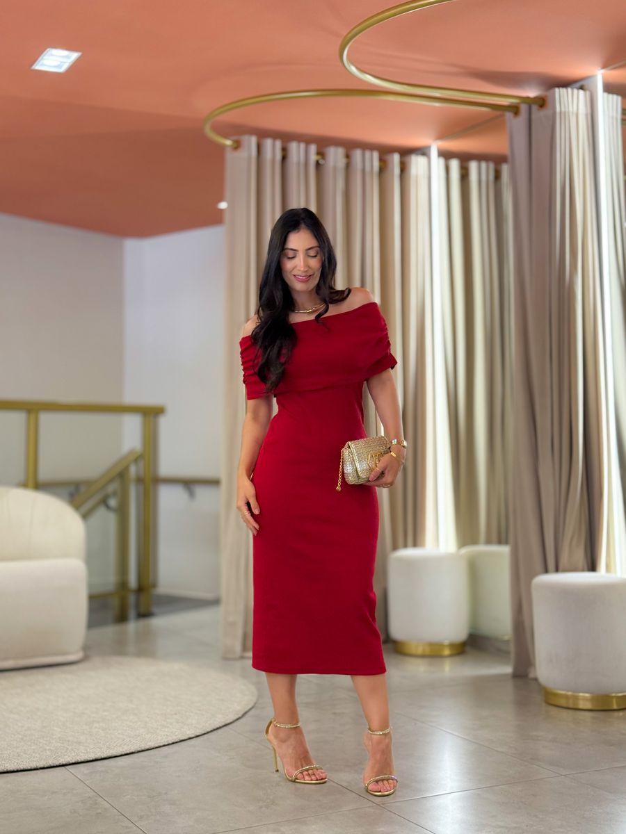 Vestido Carolina Vermelho