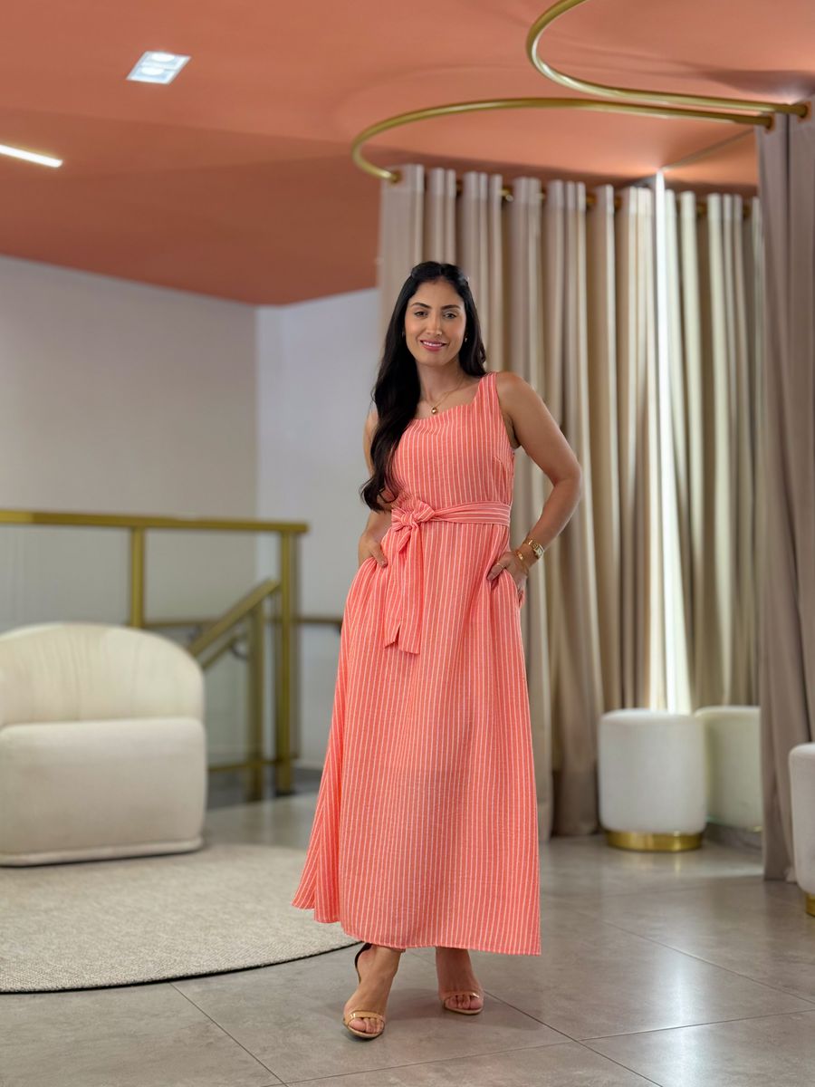 Vestido Vivi Salmão