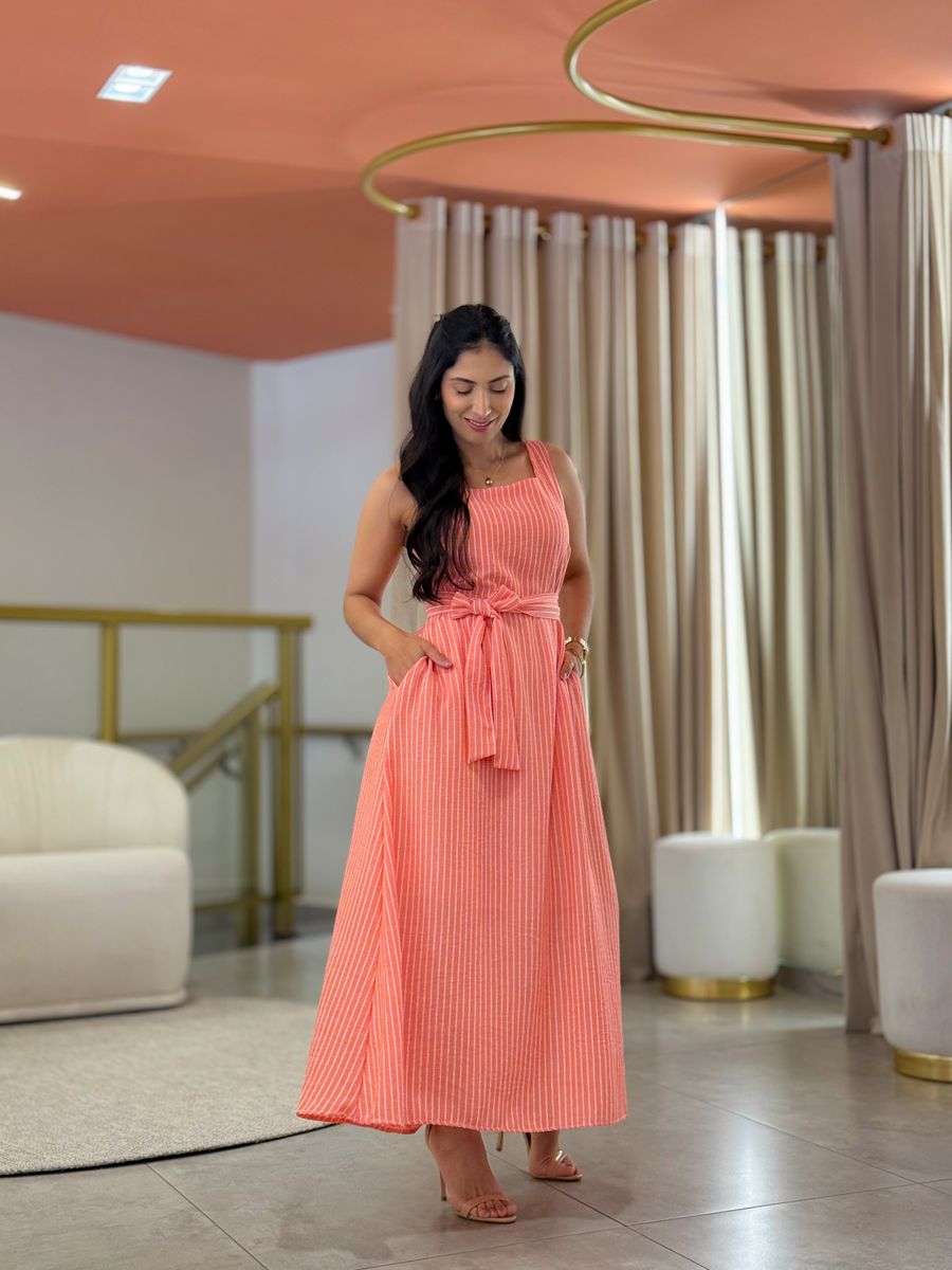 Vestido Vivi Salmão
