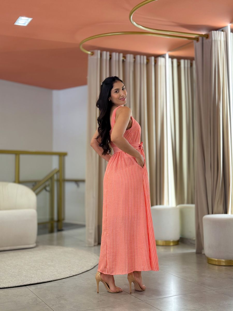 Vestido Vivi Salmão