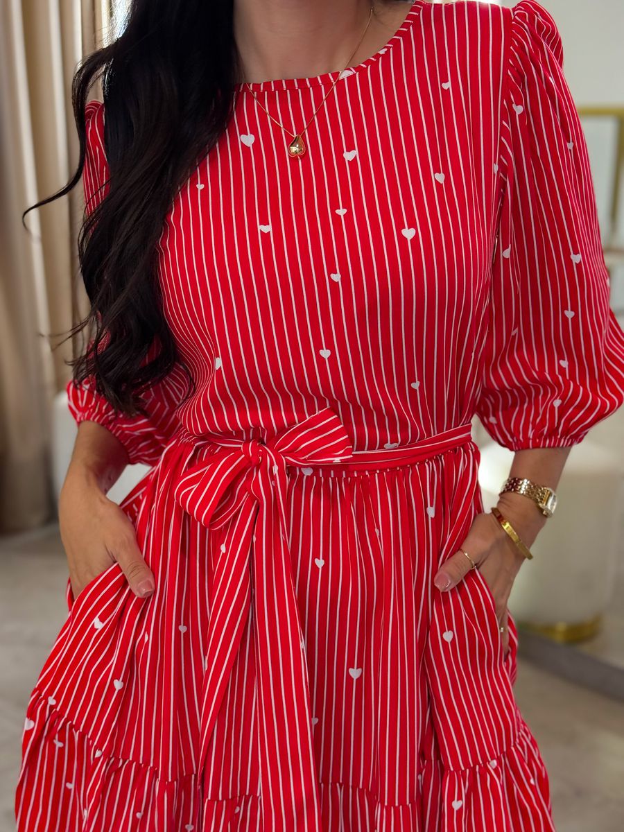 Vestido Antonela Vermelho