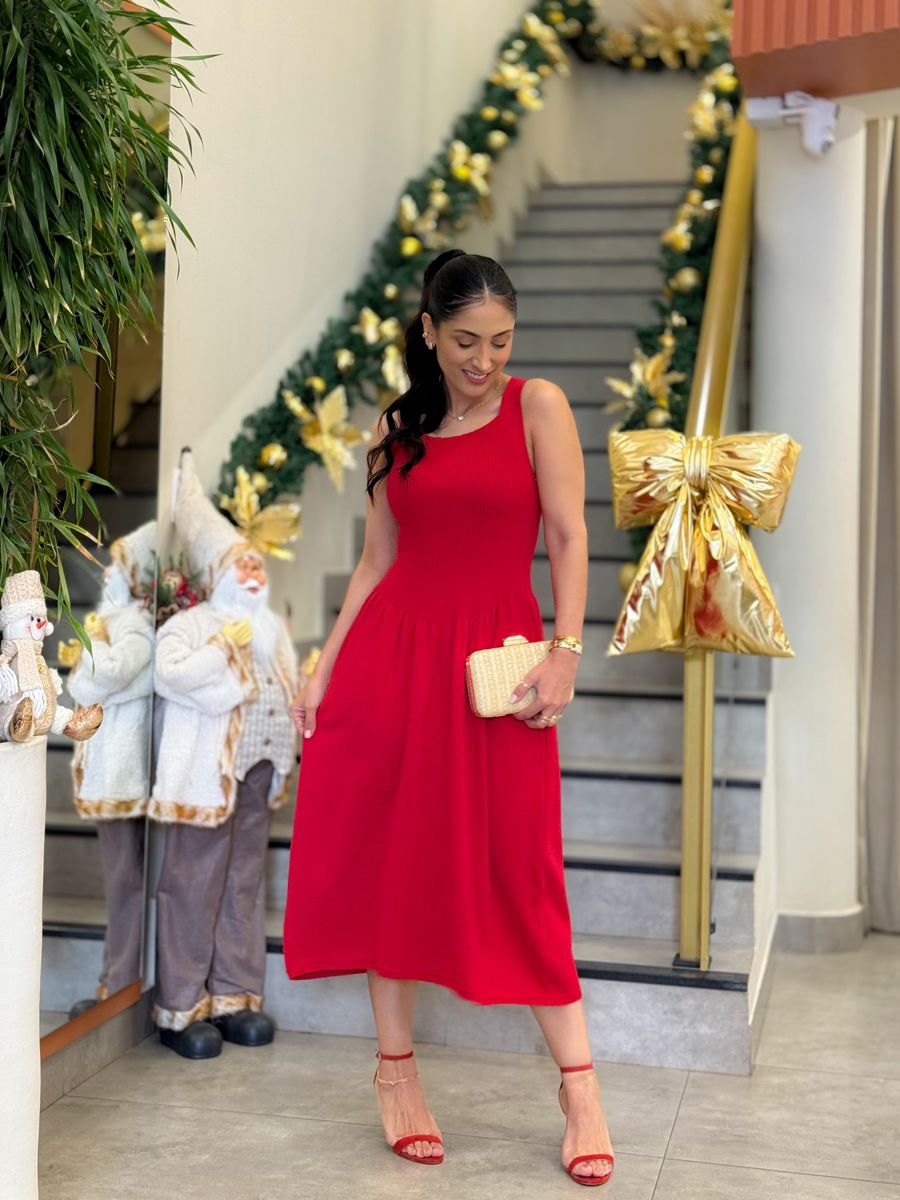 Vestido Tati Vermelho