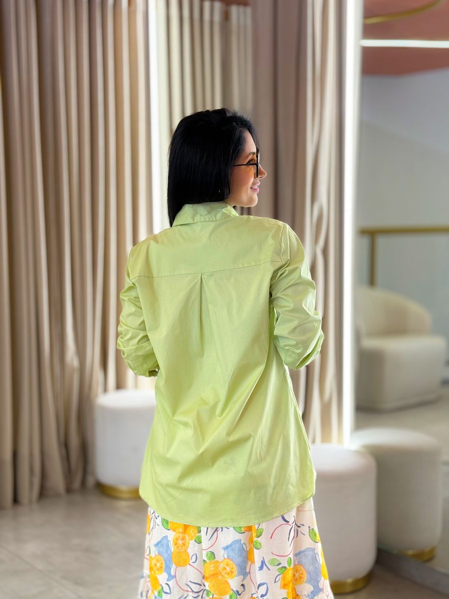 Camisa Tati Verde Pistache