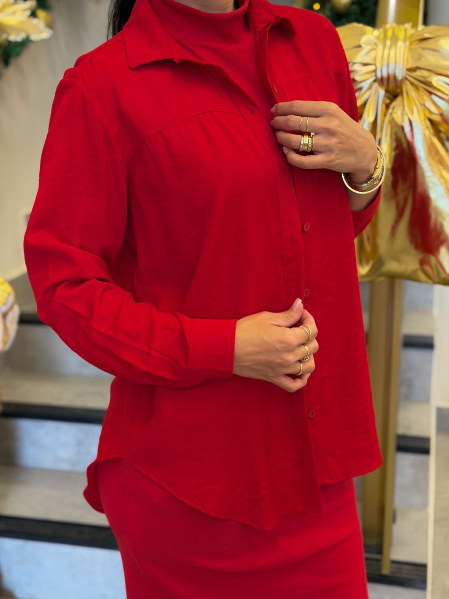 Camisa Mari Vermelha