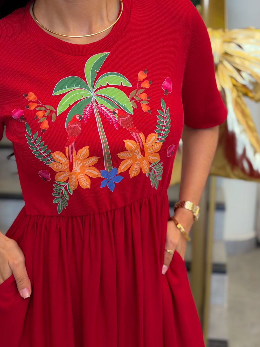 Vestido Kiara Vermelho