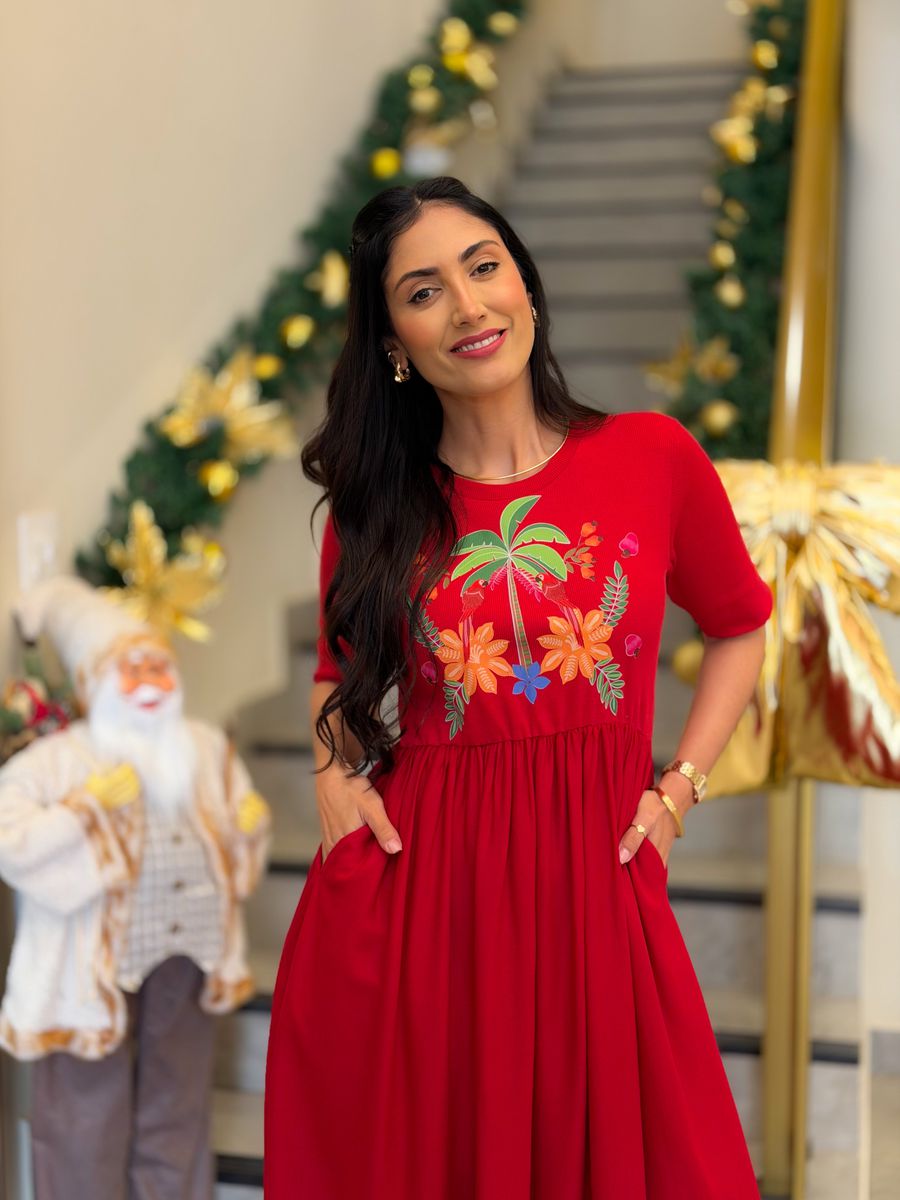 Vestido Kiara Vermelho