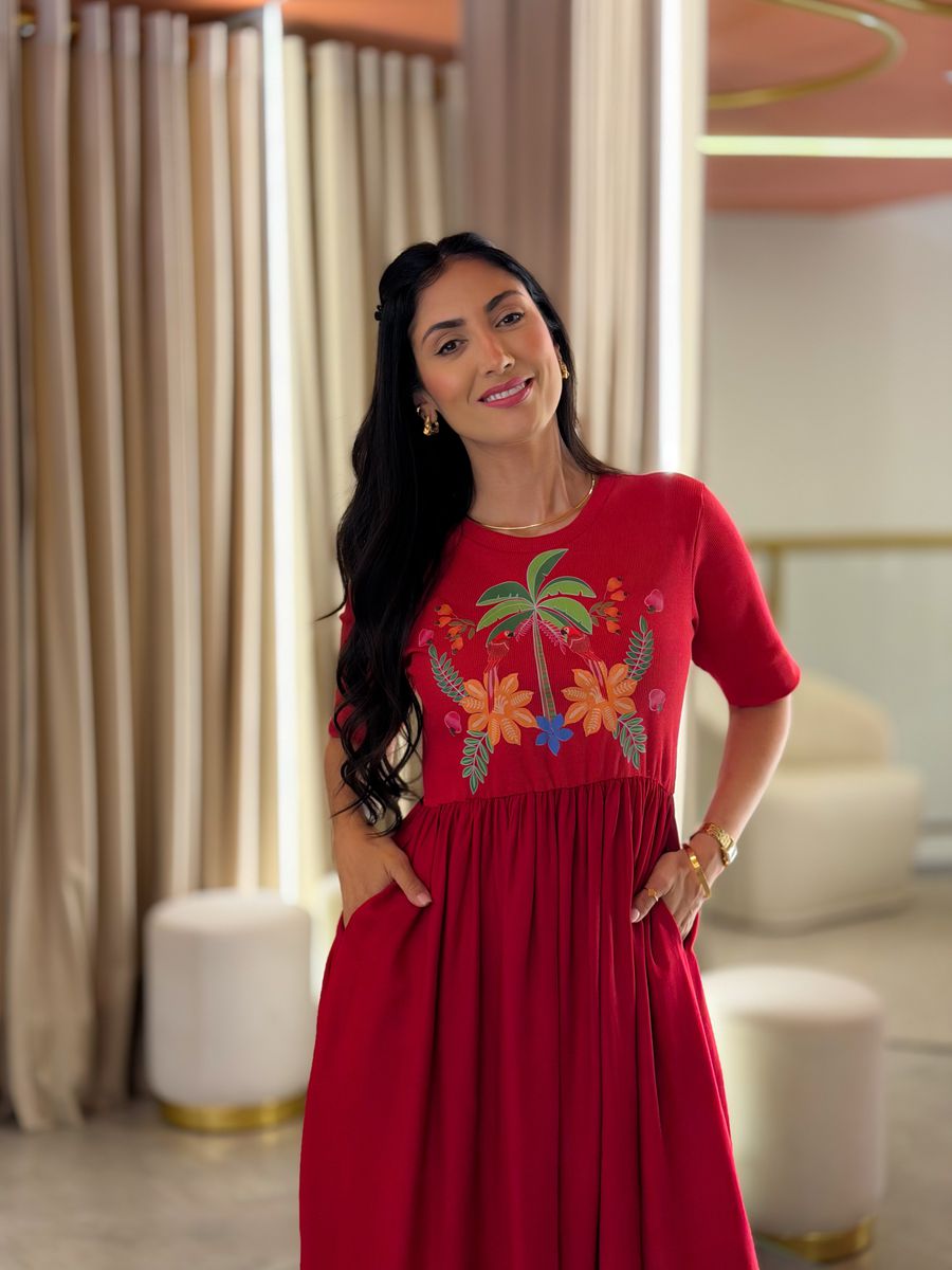 Vestido Kiara Vermelho