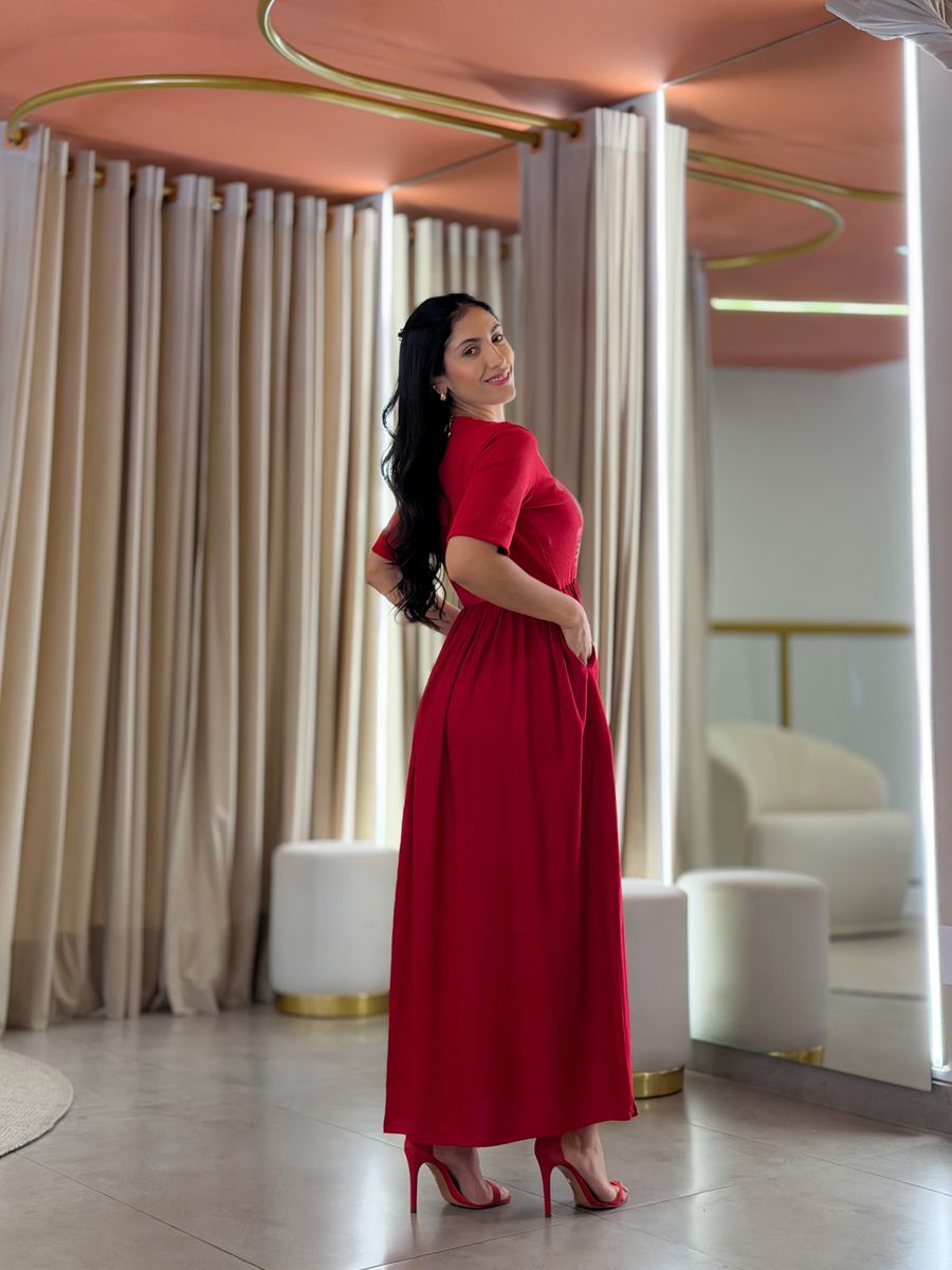 Vestido Kiara Vermelho