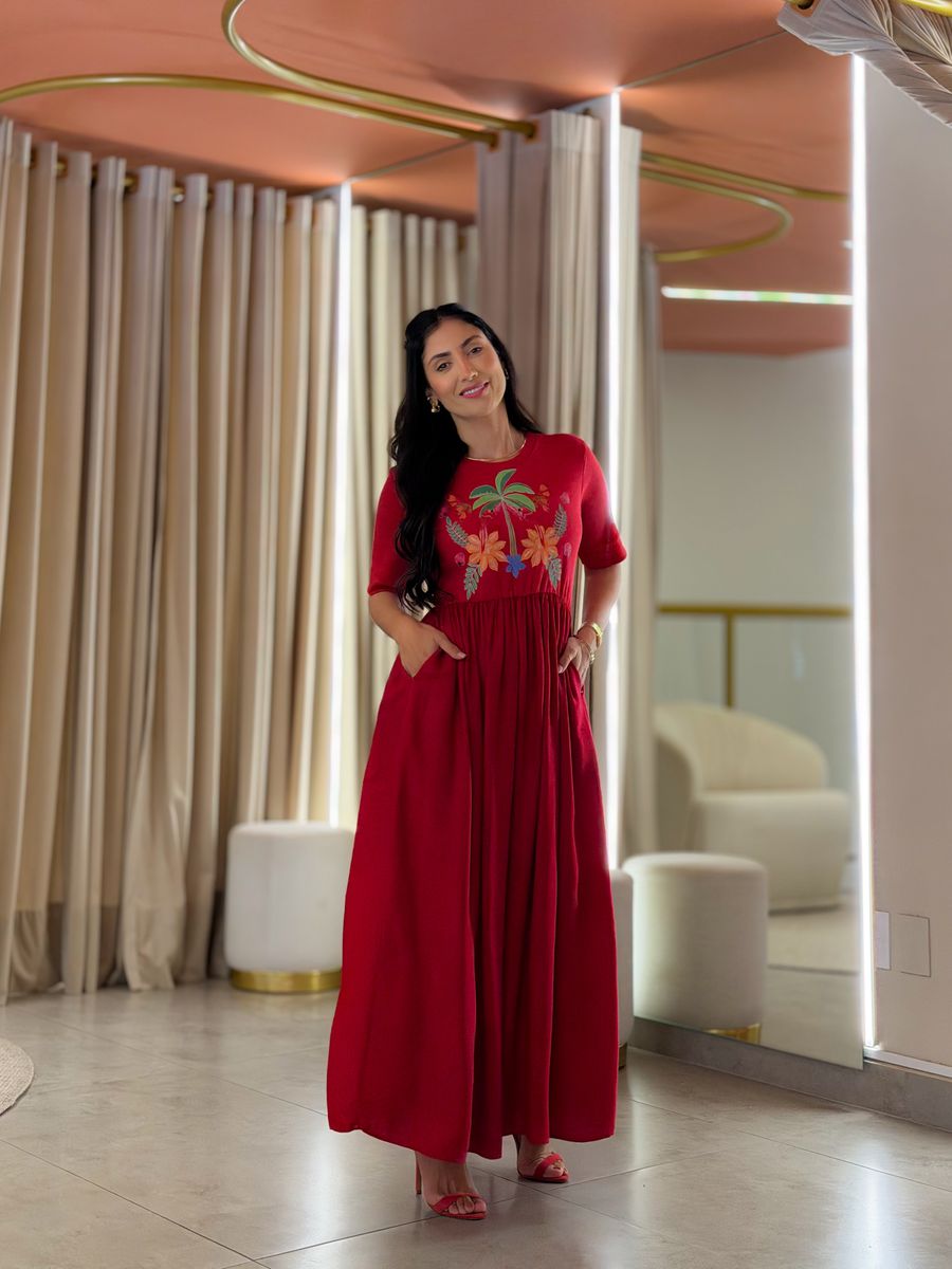 Vestido Kiara Vermelho