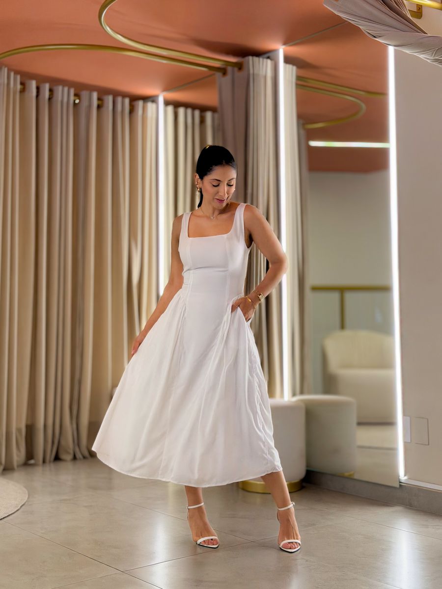 Vestido Karine Branco