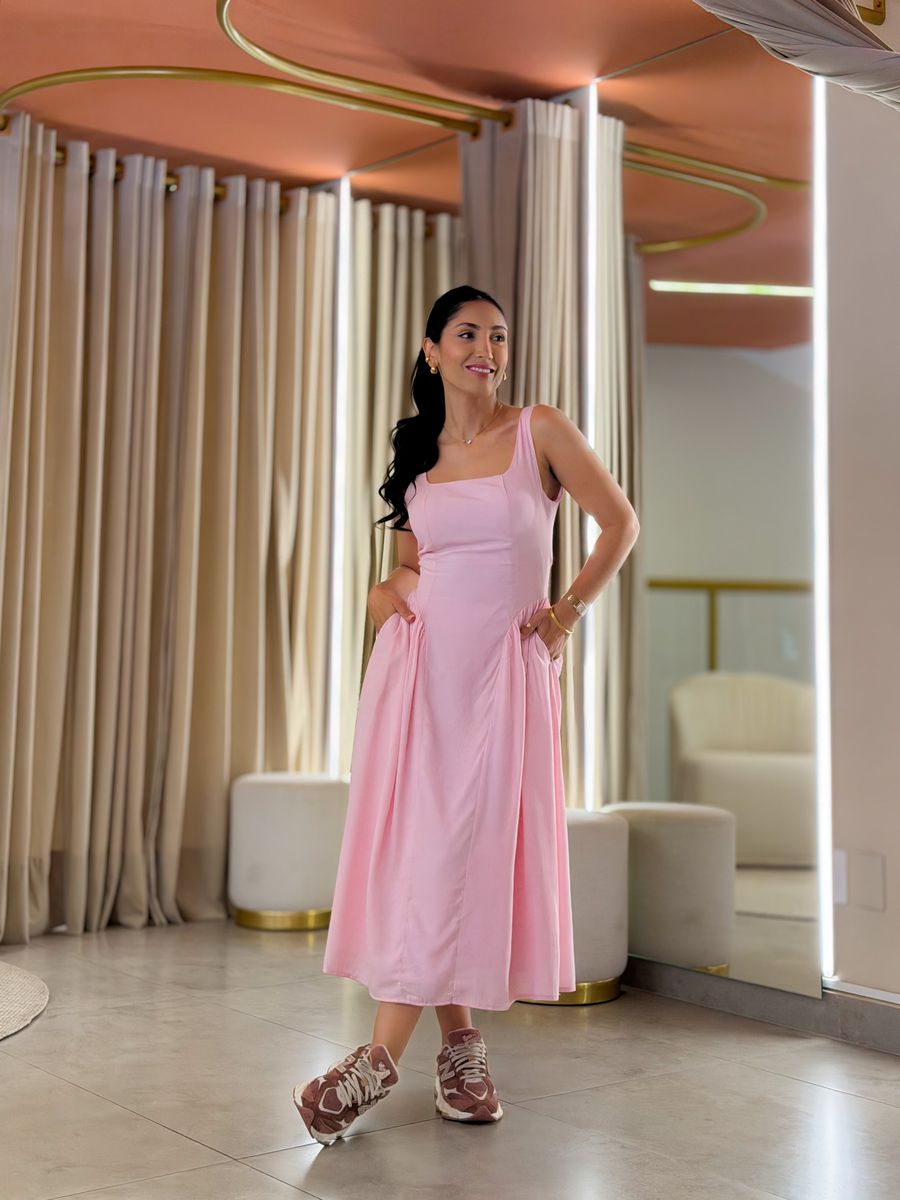 Vestido Karine Rosa Bebe