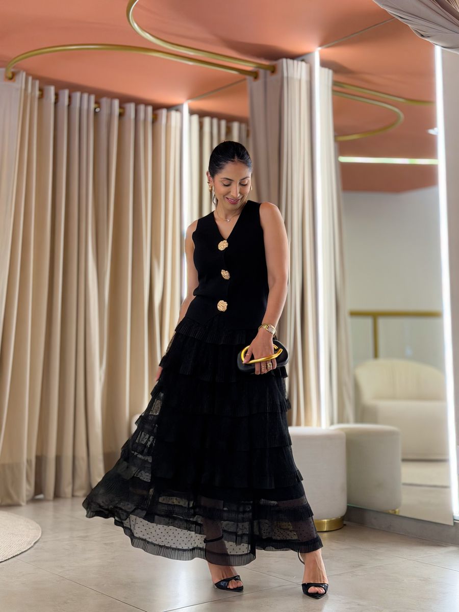 Blusa Gabriela Preta