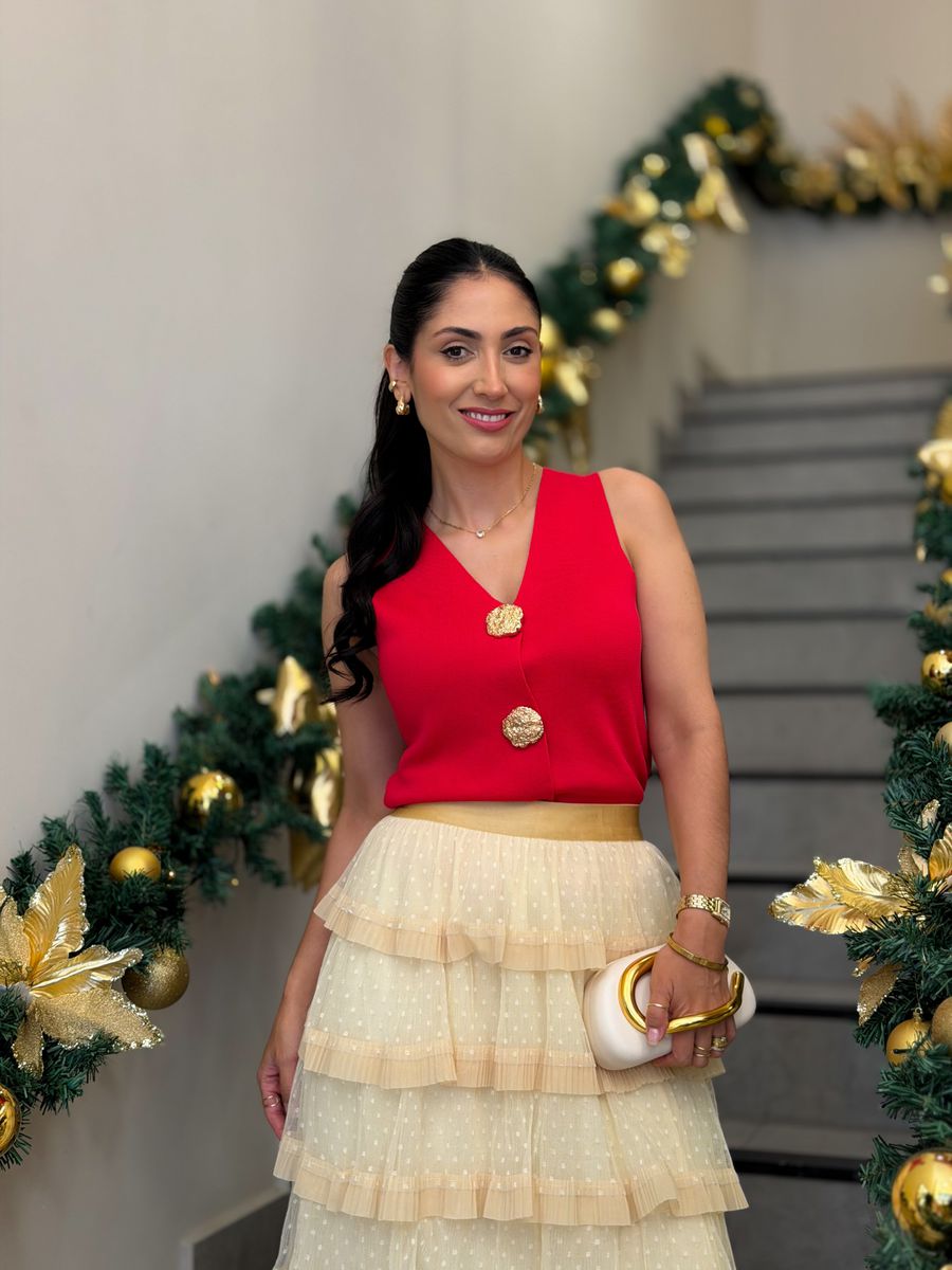 Blusa Gabriela Vermelha