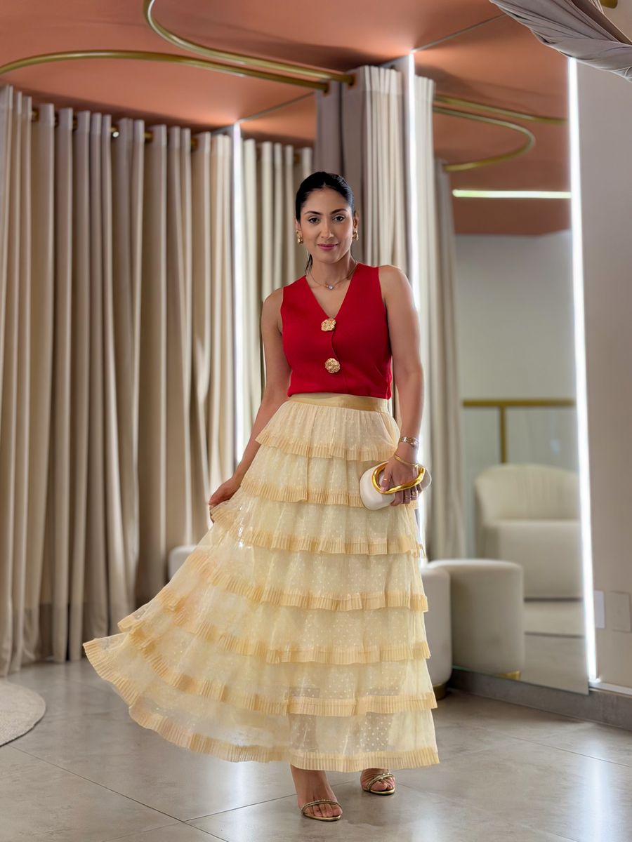 Blusa Gabriela Vermelha