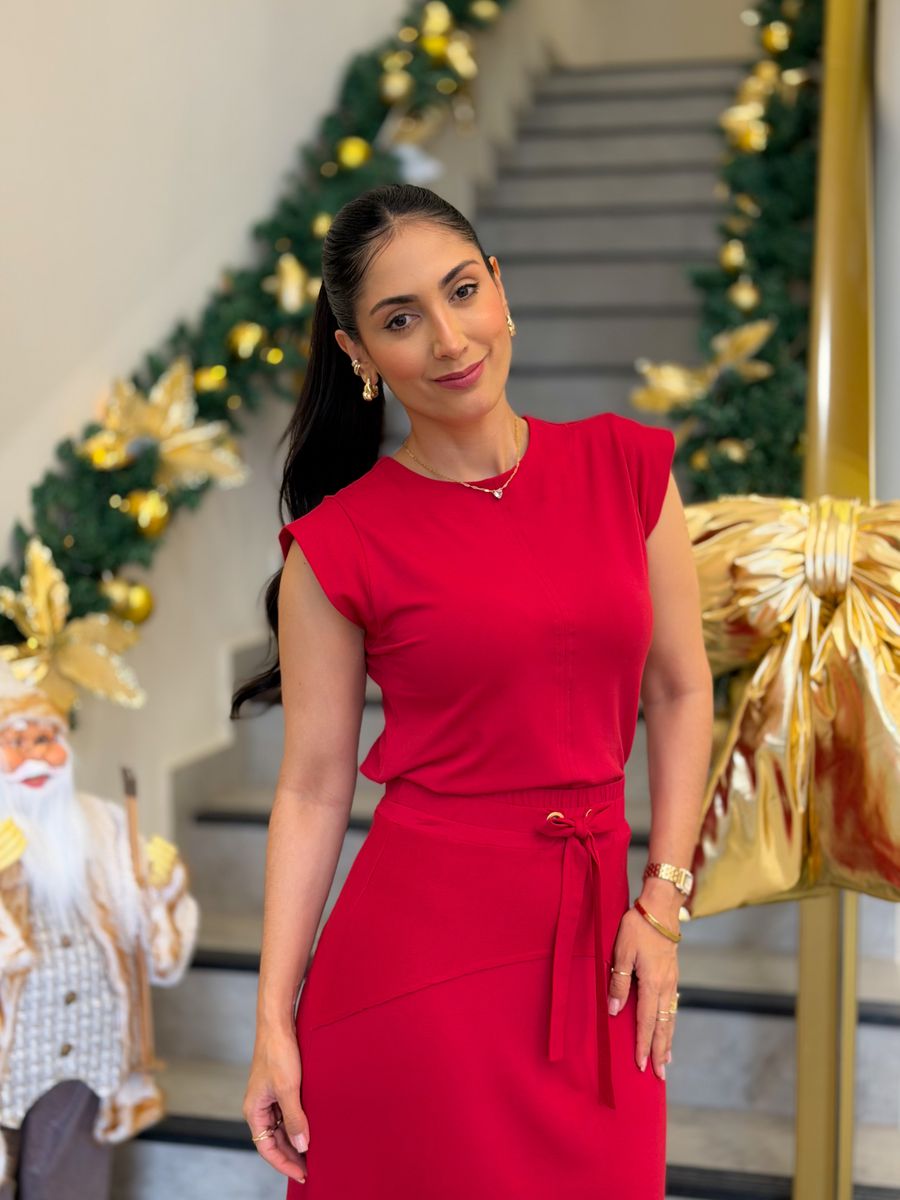 Conjunto Bia Vermelho