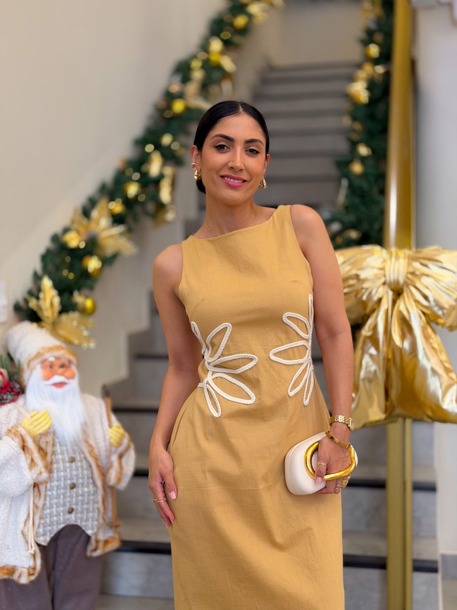 Vestido Ayla Caramelo