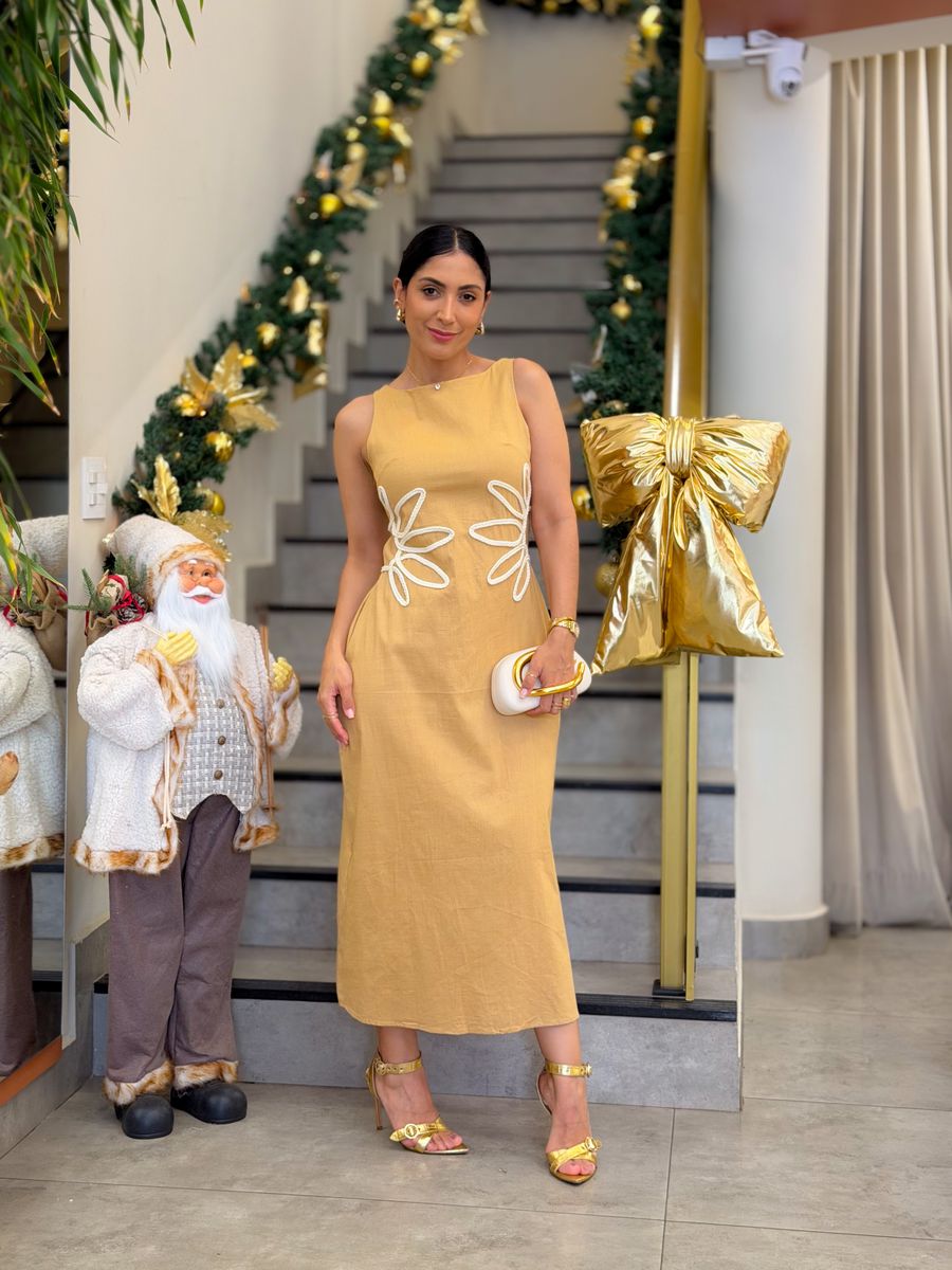 Vestido Ayla Caramelo