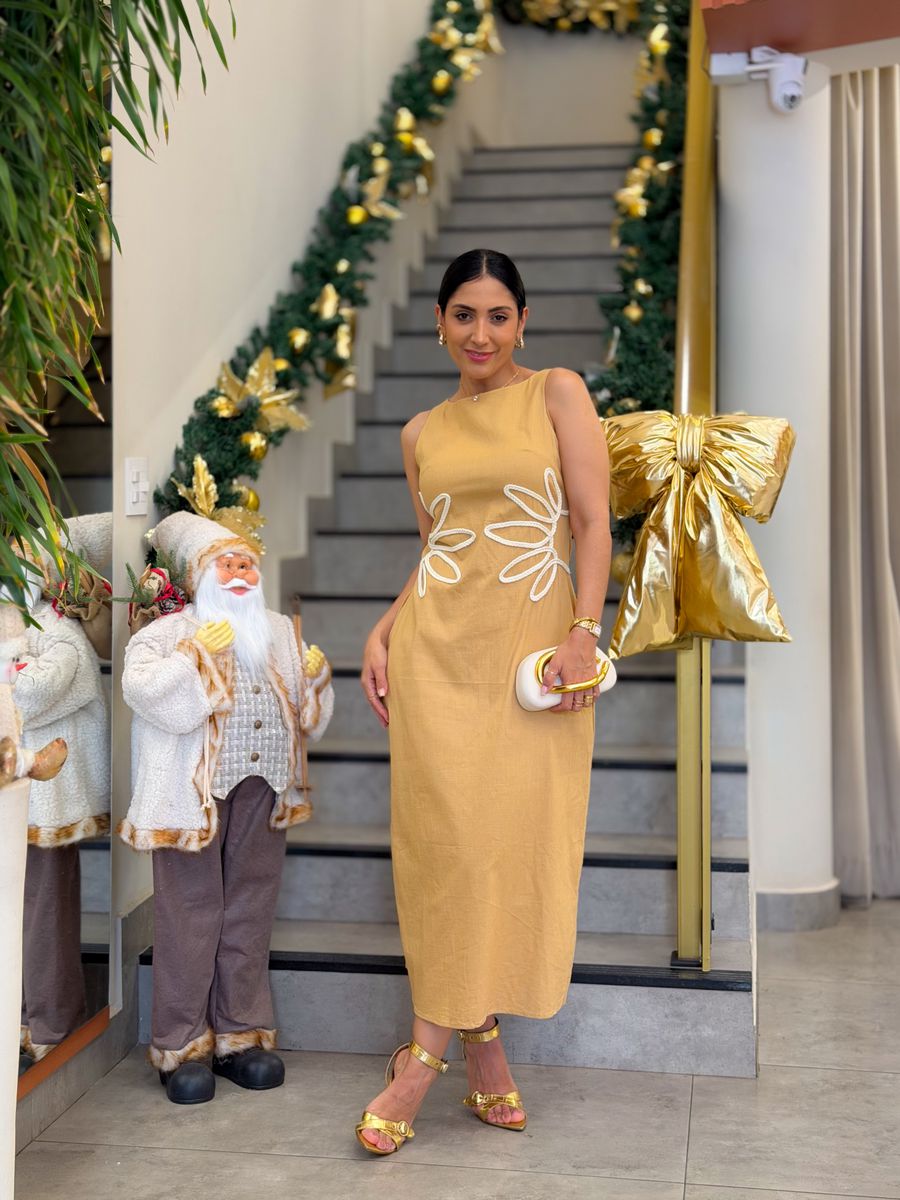 Vestido Ayla Caramelo