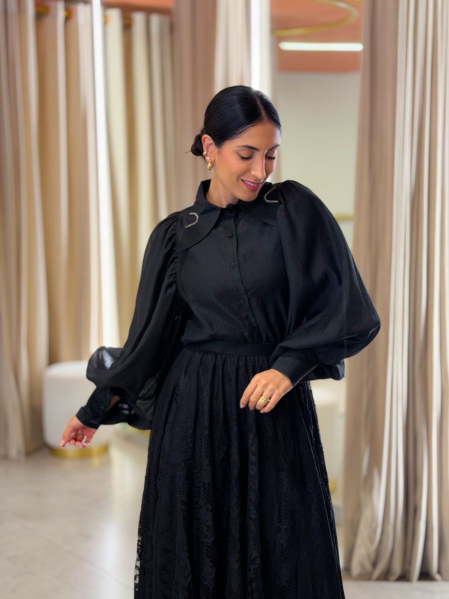 Camisa Rebeca Preto