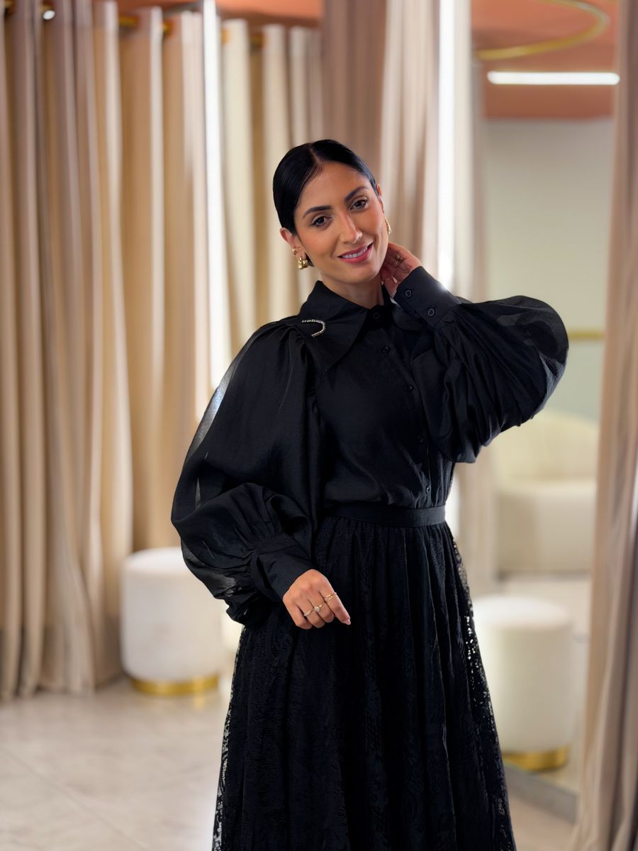 Camisa Rebeca Preto