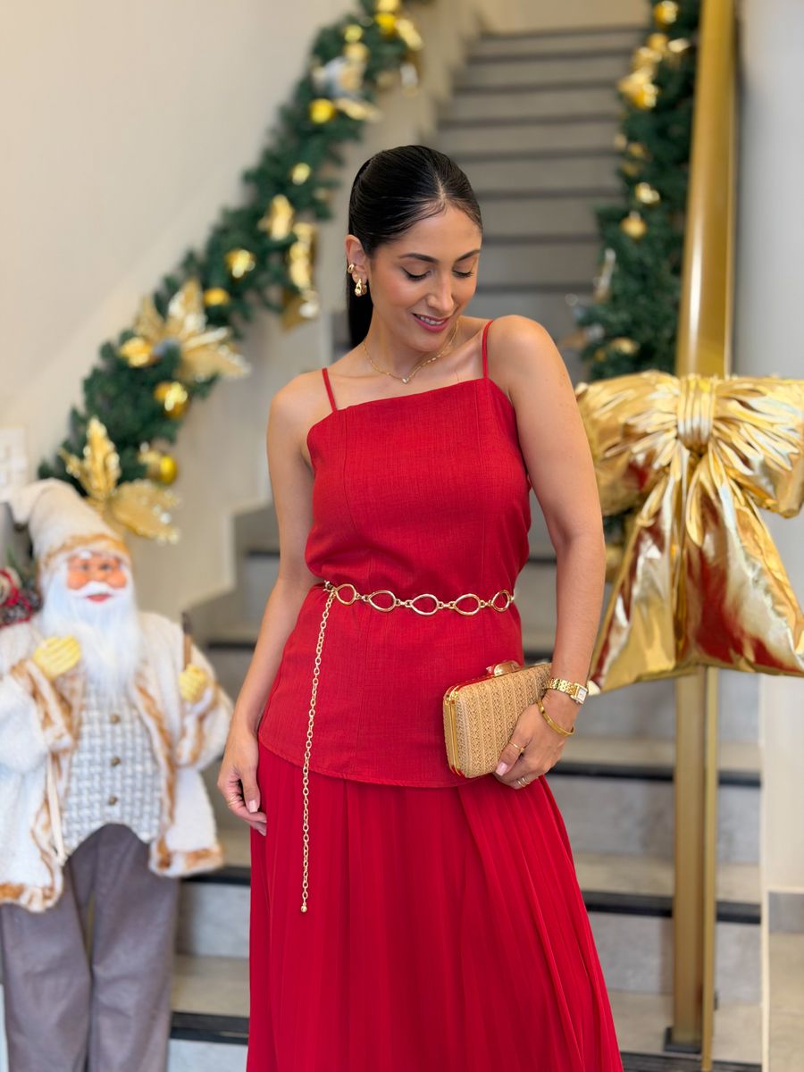 Conjunto Bruna Vermelho