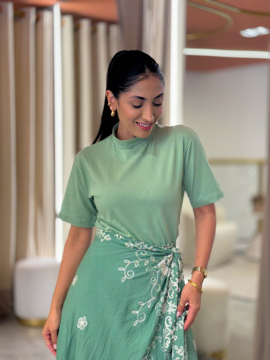 Blusa Betina Verde Pistache