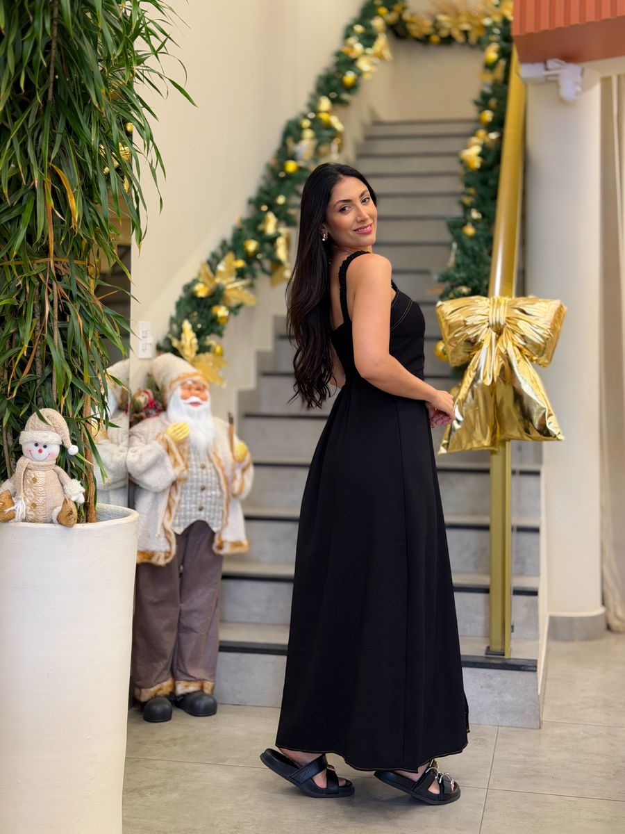 Vestido Monique Preto