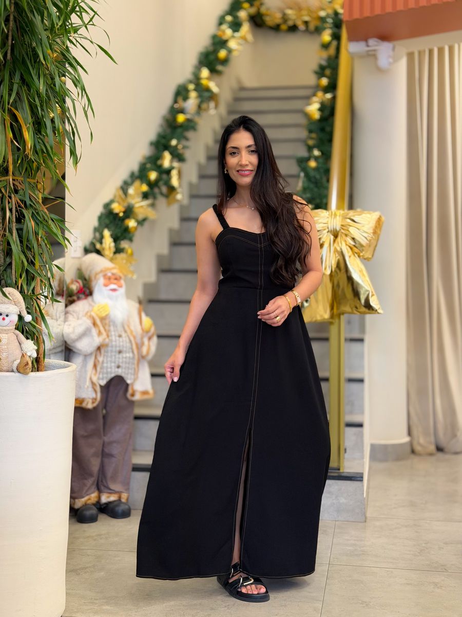 Vestido Monique Preto