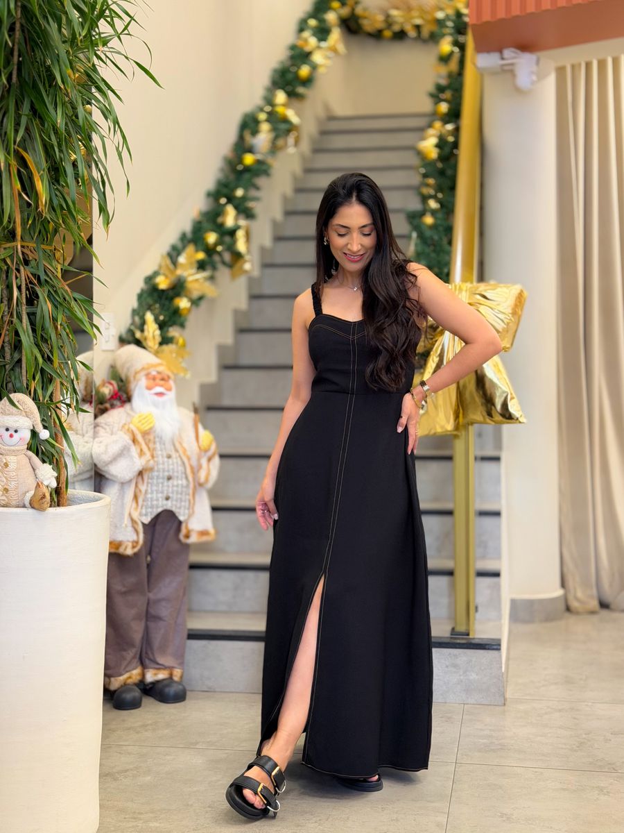 Vestido Monique Preto