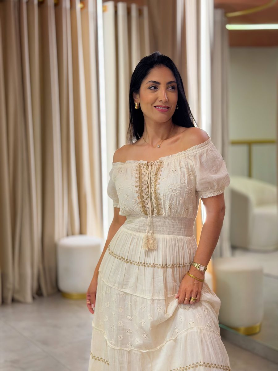 Vestido Maya Creme