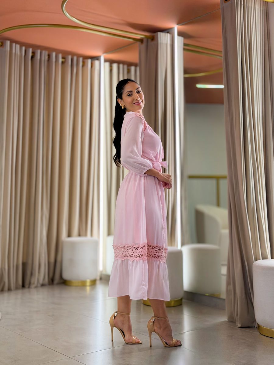 Vestido Barbara Rosa Bebe