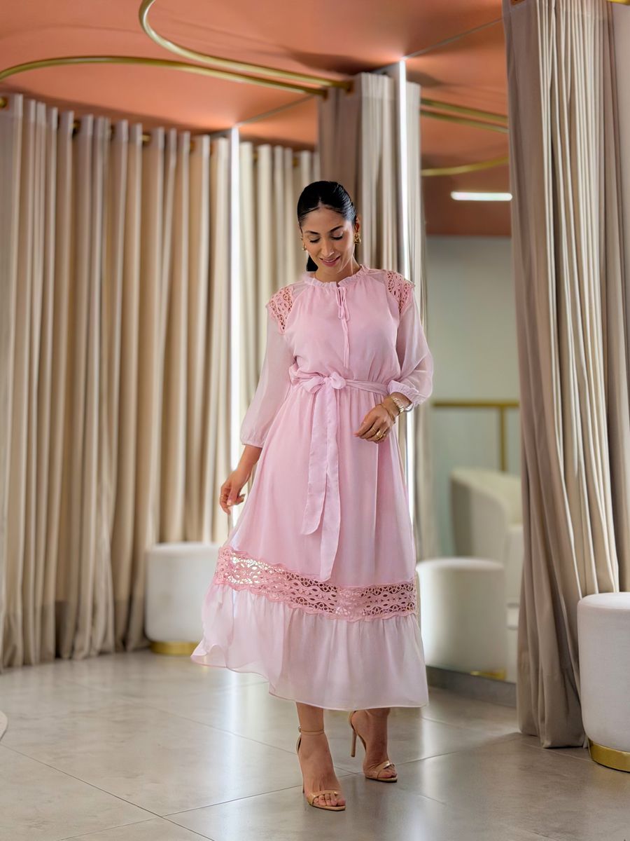 Vestido Barbara Rosa Bebe