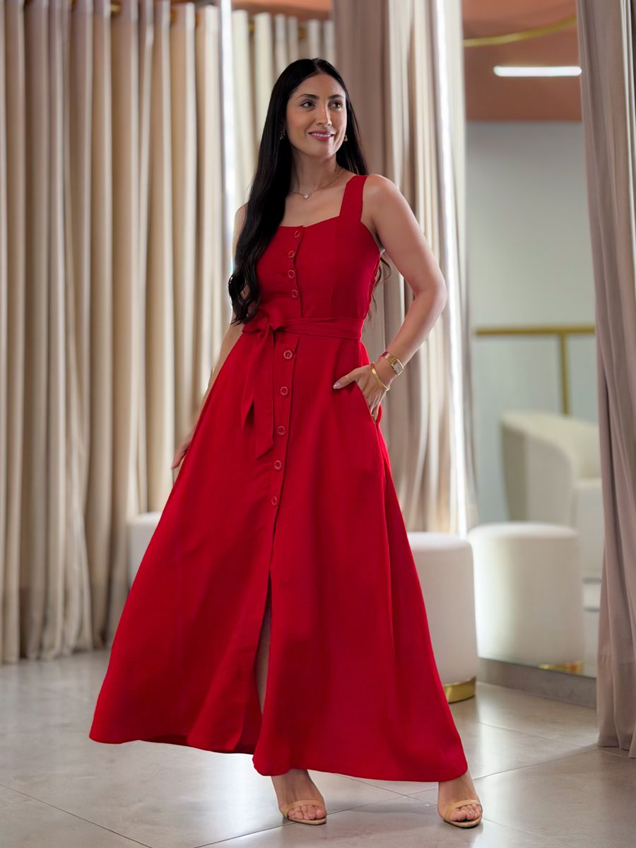 Vestido Ana Vermelho