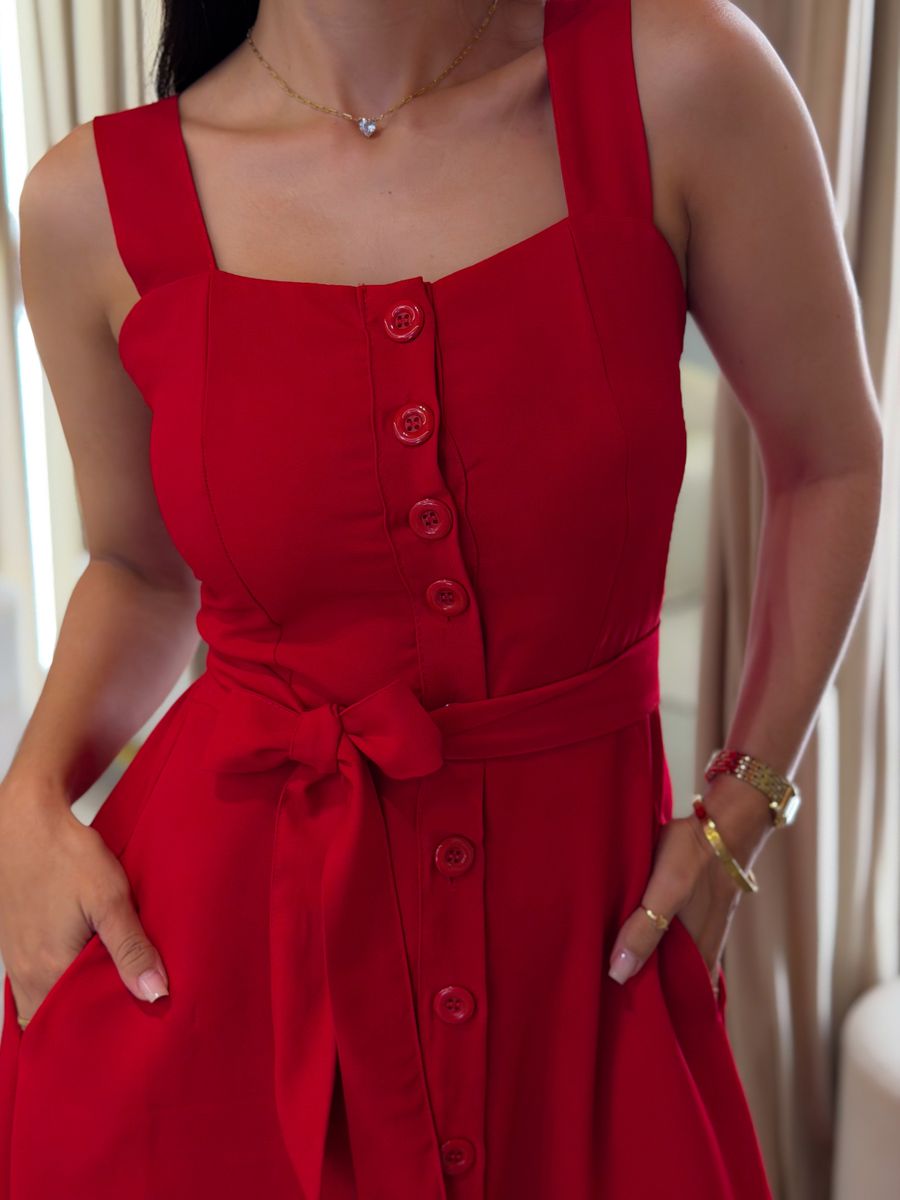 Vestido Ana Vermelho